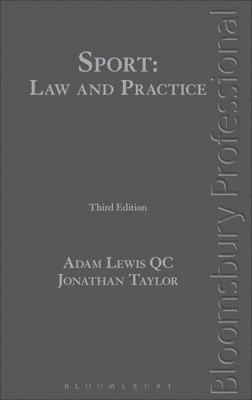 Sport: Law and Practice 1