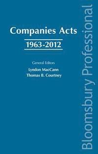 bokomslag Companies Acts 1963-2012