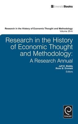 bokomslag Research in the History of Economic Thought and Methodology