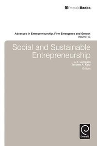 bokomslag Social and Sustainable Entrepreneurship