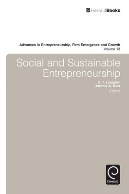 bokomslag Social and Sustainable Entrepreneurship