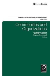 bokomslag Communities and Organizations