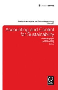 bokomslag Accounting and Control for Sustainability