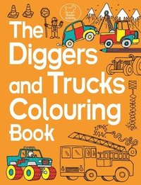 bokomslag The Diggers and Trucks Colouring Book