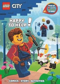 bokomslag LEGO City: Happy to Help! Activity Book (with Harl Hubbs minifigure)