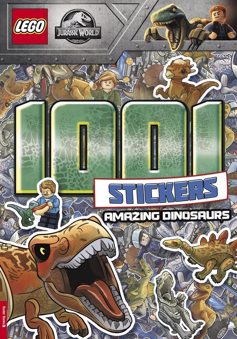 LEGO®, Buster Books - LEGO® Jurassic World™: 1001 Stickers, Häftad