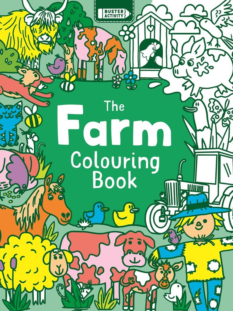 Chris Dickason - Farm Colouring Book, Häftad