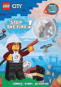 bokomslag LEGO City: Stop the Fire! Activity Book (with Freya McCloud minifigure and firefighting robot)