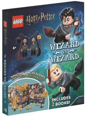 LEGO Harry Potter: Wizard vs Wizard (Includes Harry Potter and Draco Malfoy LEGO minifigures, pop-up play scenes and 2 books) 1