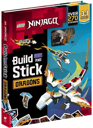LEGO®, Buster Books - LEGO® NINJAGO® Build and Stick: Dragons, Inbunden