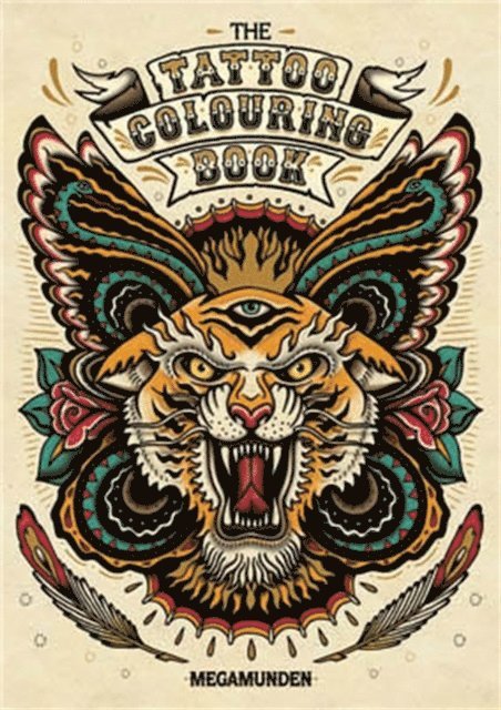 Megamunden, Megamunden - Tattoo Colouring Book, Häftad