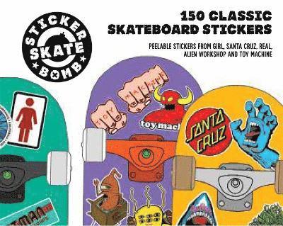 Studio Rarekwai (Srk) - Stickerbomb Skateboard: 150 Classic Skateboard Stickers, Häftad