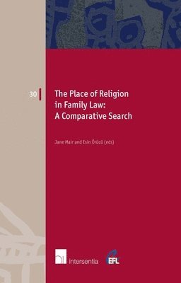 TBD, Jane Mair, A. E. Orucu - Place of Religion in Family Law: A Comparative Search, Häftad