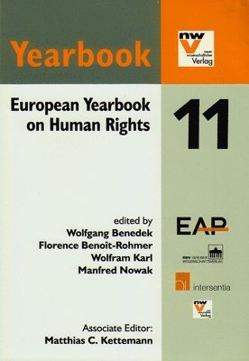 bokomslag European Yearbook on Human Rights 11