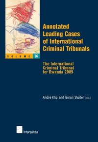 bokomslag Annotated Leading Cases of International Criminal Tribunals