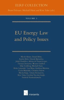 bokomslag EU Energy Law and Policy Issues