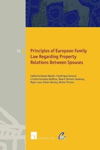 bokomslag Principles of European Family Law Regarding Property Relations Between Spouses