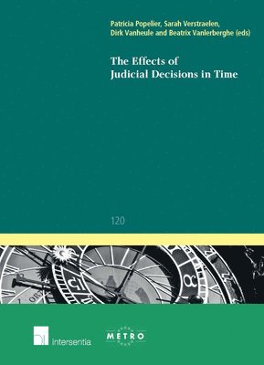Patricia Popelier, Sarah Verstraelen, Dirk Vanheule - Effects of Judicial Decisions in Time, Häftad