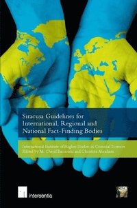 bokomslag Siracusa Guidelines for International, Regional and National Fact-Finding Bodies