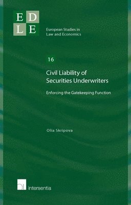 Olia Skripova - Civil Liability of Securities Underwriters, Häftad