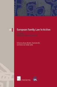 bokomslag European Family Law in Action. Volume V - Informal Relationships