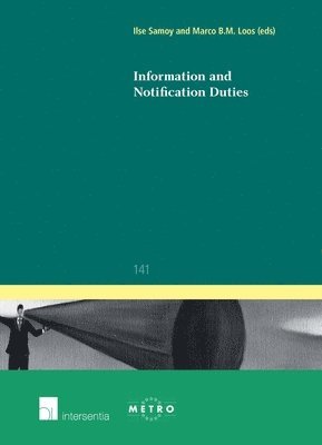 Ilse Samoy, Marco Loos - Information and Notification Duties, Häftad