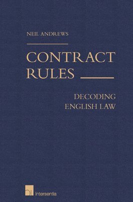 bokomslag Contract Rules : Decoding English Law