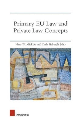 Hans-Wolfgang Micklitz, Carla Sieburgh - Primary EU Law and Private Law Concepts, Häftad