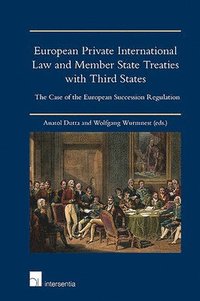 bokomslag European Private International Law and Member State Treaties with Third States
