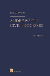 bokomslag Andrews on Civil Processes (2nd edition)