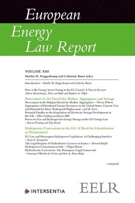 bokomslag European Energy Law Report XIII