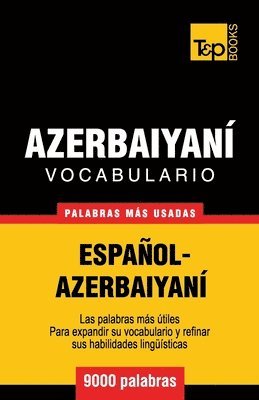 bokomslag Vocabulario espaol-azerbaiyan - 9000 palabras ms usadas