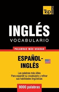 bokomslag Vocabulario espaol-ingls americano - 9000 palabras ms usadas