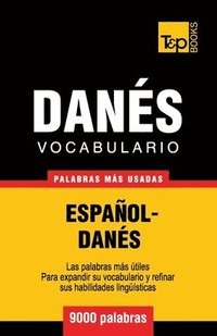 bokomslag Vocabulario español-danés - 9000 palabras más usadas
