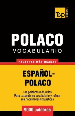 bokomslag Vocabulario español-polaco - 9000 palabras más usadas