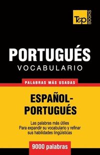 bokomslag Vocabulario espaol-portugus - 9000 palabras ms usadas