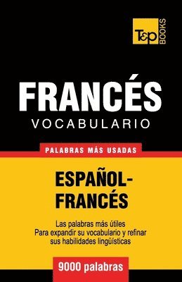 bokomslag Vocabulario español-francés - 9000 palabras más usadas