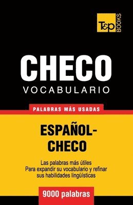 bokomslag Vocabulario español-checo - 9000 palabras más usadas