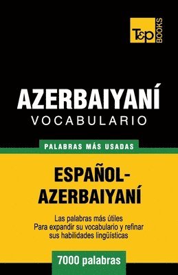 bokomslag Vocabulario espaol-azerbaiyan - 7000 palabras ms usadas