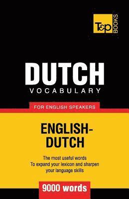 Andrey Taranov - Dutch Vocabulary for English Speakers - 9000 Words, Häftad