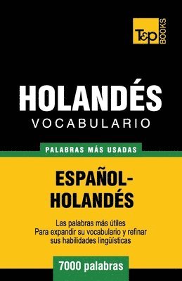 bokomslag Vocabulario español-holandés - 7000 palabras más usadas