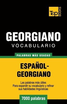 bokomslag Vocabulario espaol-georgiano - 7000 palabras ms usadas