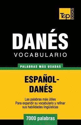 bokomslag Vocabulario espaol-dans - 7000 palabras ms usadas