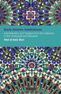 bokomslag Early Islamic Institutions