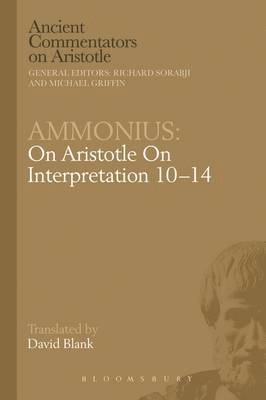 bokomslag Ammonius: On Aristotle on Interpretation 10-14