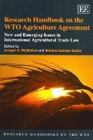 bokomslag Research Handbook on the WTO Agriculture Agreement