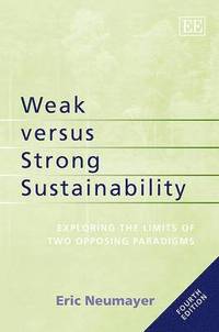 bokomslag Weak versus Strong Sustainability