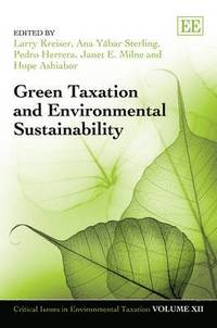 bokomslag Green Taxation and Environmental Sustainability