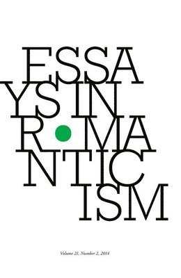 bokomslag Essays in Romanticism, Volume 22.1 2015