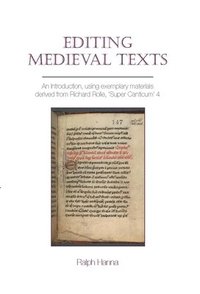 bokomslag Editing Medieval Texts